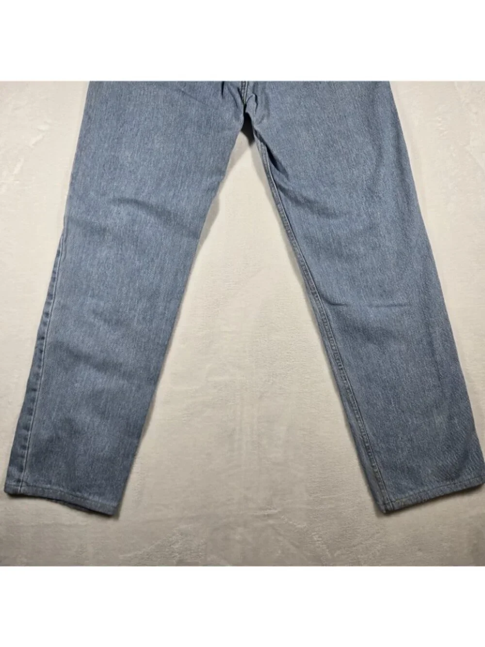 Levis 550 Jeans Men's 33x36 Relaxed-Fit Light Stone-Wash Blue Denim